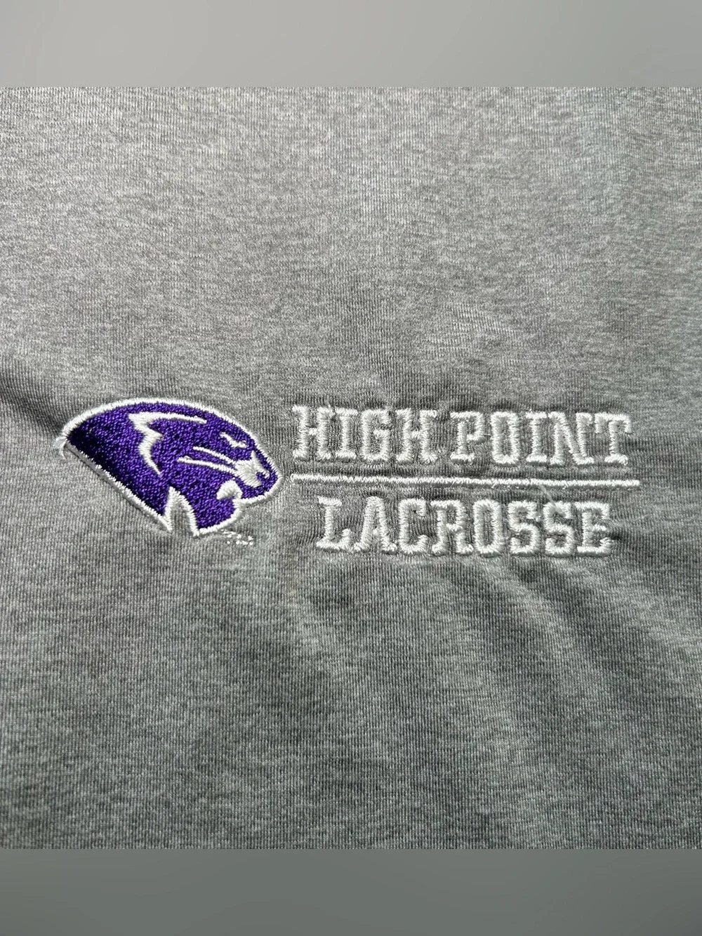 Adidas High Point Panthers Lacrosse TEAM ISSUED #30 Men’s Aeroready Polo Shirt L